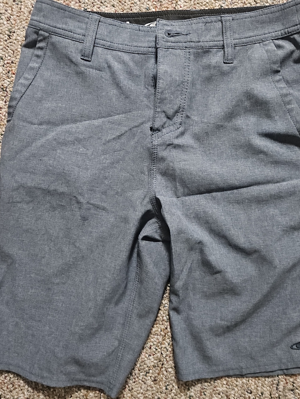 O'Neill Men's Black and Heather Gray Shorts